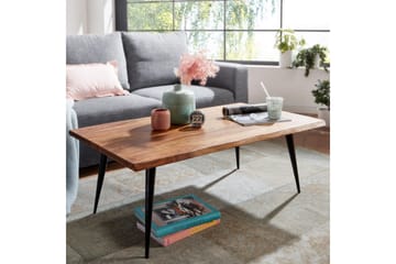 Sofabord Wohnling Heltre tre kant med nålemetallben landstil - Møbler - Bord - Sofabord & salongbord
