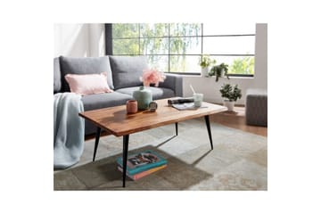 Sofabord Wohnling Heltre tre kant med nålemetallben landstil - Møbler - Bord - Sofabord & salongbord