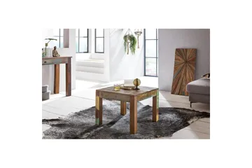 Sofabord Wohnling Kolkutta Resirkulert Massivt Tre Håndlaget Landlig Stil - Møbler - Bord - Sofabord & salongbord