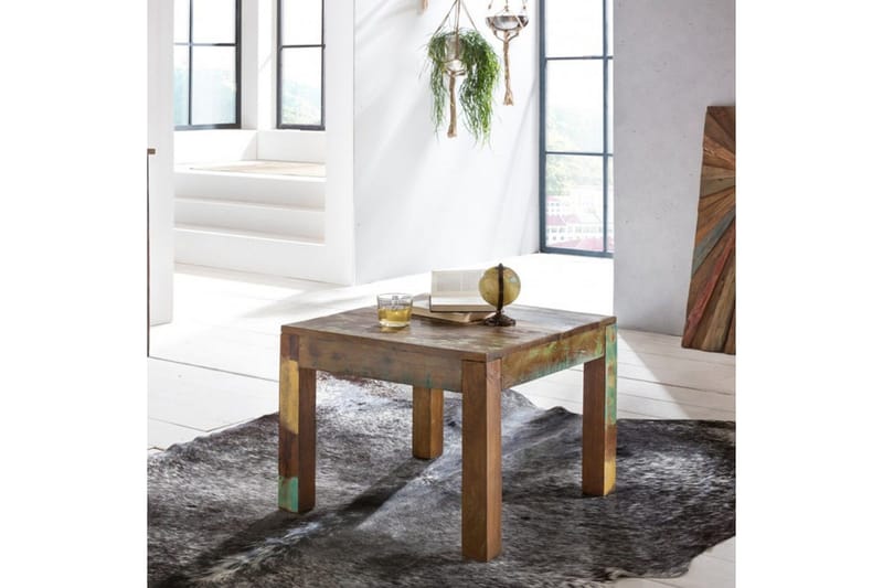 Sofabord Wohnling Kolkutta Resirkulert Massivt Tre Håndlaget Landlig Stil - Møbler - Bord - Sofabord & salongbord