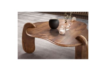 Sofabord Wohnling Massivt mangotre 78 cm organisk utseende moderne - Møbler - Bord - Sofabord & salongbord