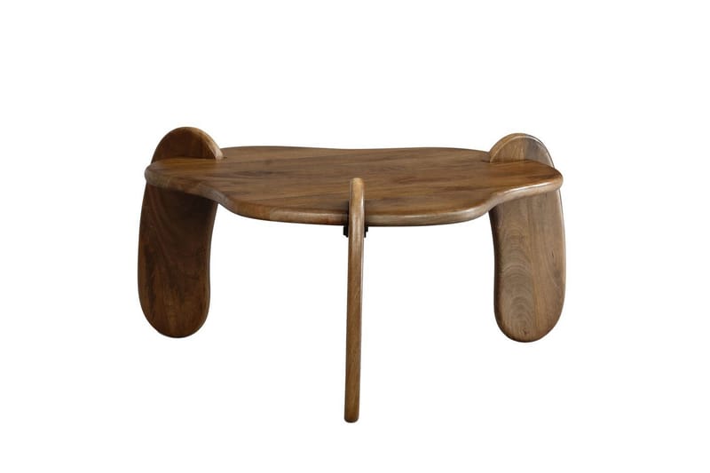 Sofabord Wohnling Massivt tre, mango, 78 cm, organisk utseende, moderne - Møbler - Bord - Sofabord & salongbord