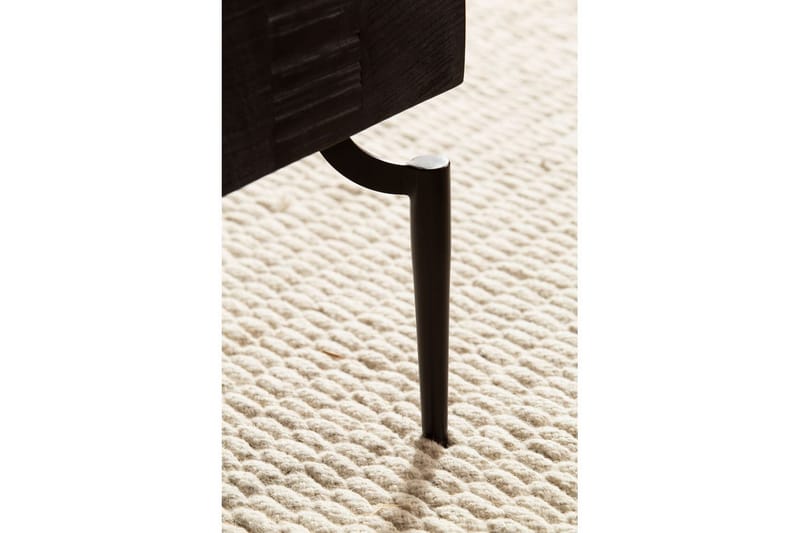 Sofabord Wohnling massivt tre 60 cm kube, kvadratisk, moderne stil Svart - Svart - Møbler - Bord - Sofabord & salongbord