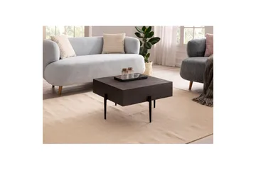 Sofabord Wohnling Massivt tre firkantet moderne steinutseende moderne - Møbler - Bord - Sofabord & salongbord