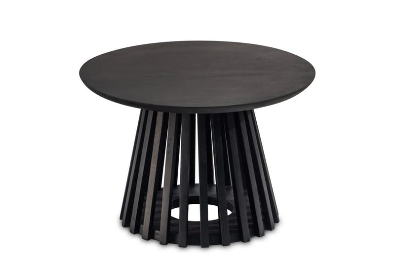 Sofabord Wohnling Massivt tre konisk treformet sokkel vintage stil - Møbler - Bord - Sofabord & salongbord
