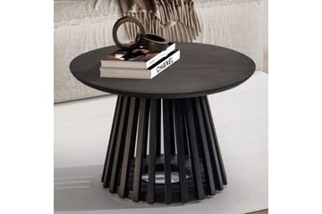 Sofabord Wohnling Massivt tre konisk treformet sokkel vintage stil - Møbler - Bord - Sofabord & salongbord
