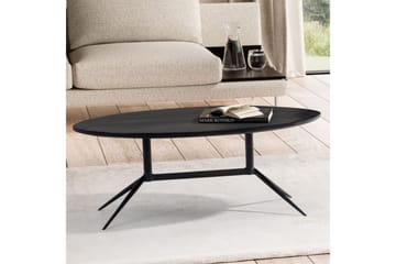 Sofabord Wohnling Massivt tre oval 90 cm moderne - Møbler - Bord - Sofabord & salongbord