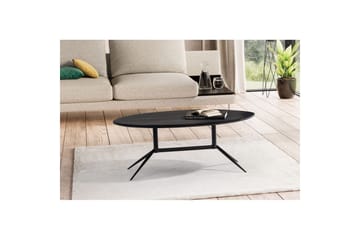 Sofabord Wohnling Massivt tre oval 90 cm moderne - Møbler - Bord - Sofabord & salongbord