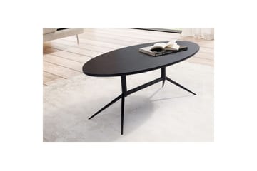 Sofabord Wohnling Massivt tre oval 90 cm moderne - Møbler - Bord - Sofabord & salongbord