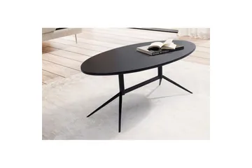 Sofabord Wohnling Massivt tre oval 90 cm moderne - Møbler - Bord - Sofabord & salongbord