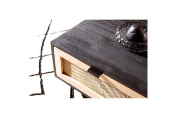 Sofabord Wohnling Massivt tre rotting med skuff tofarget moderne - Møbler - Bord - Sofabord & salongbord
