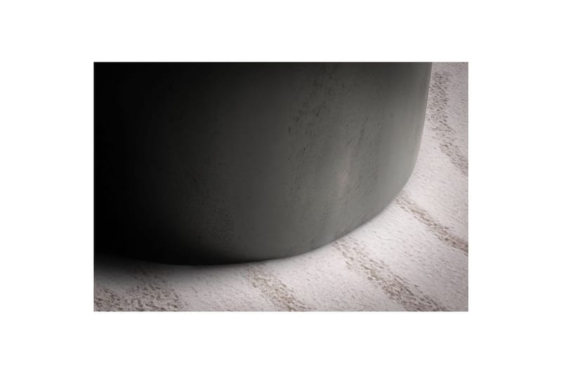 Sofabord Wohnling Massivt treverk rund 60 cm sylinderstil base klassisk moderne - Møbler - Bord - Sofabord & salongbord