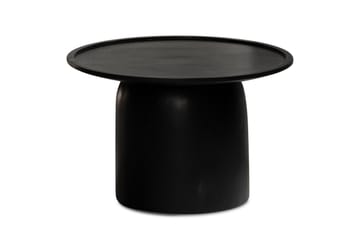 Sofabord Wohnling Massivt treverk rund 60 cm sylinderstil base klassisk moderne - Møbler - Bord - Sofabord & salongbord