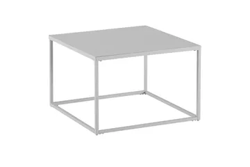 Sofabord Wohnling metall kvadratisk, moderne stil Hvit - Hvit - Møbler - Bord - Sofabord & salongbord