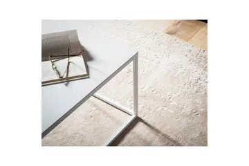 Sofabord Wohnling metall kvadratisk, moderne stil Hvit - Hvit - Møbler - Bord - Sofabord & salongbord