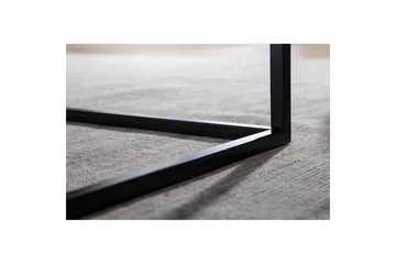 Sofabord Wohnling metall kvadratisk, moderne stil Svart - Svart - Møbler - Bord - Sofabord & salongbord