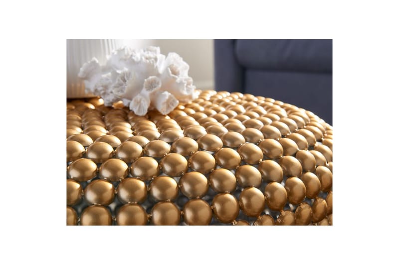Sofabord Wohnling Metall Rund 60 cm Halvkule Overflate Moderne - Møbler - Bord - Sofabord & salongbord