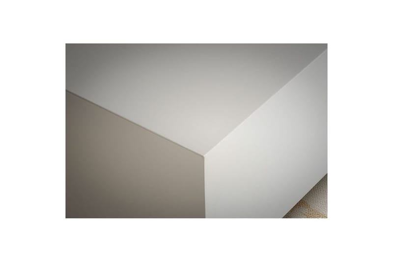 Sofabord Wohnling MONOBLOC moderne look, 60x60x35 cm, løperben Hvit - Hvit - Møbler - Bord - Sofabord & salongbord
