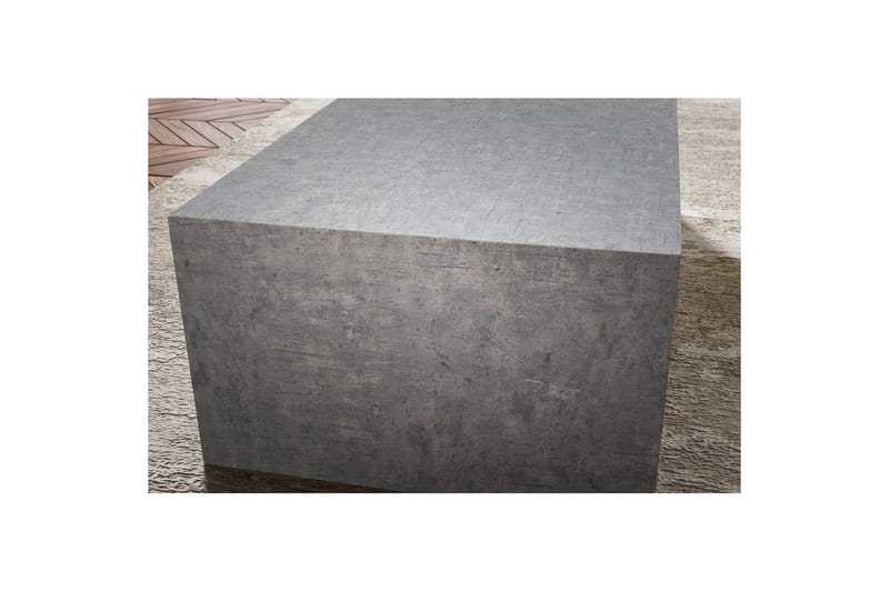 Sofabord Wohnling Monoblokk betongutseende grå moderne - Møbler - Bord - Sofabord & salongbord
