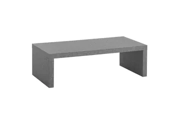 Sofabord Wohnling rektangulær 110 cm, steinoptikk, moderne utseende Grå - Grå - Møbler - Bord - Sofabord & salongbord