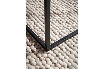 Sofabord Wohnling rektangulær 120 cm, steinoptikk, moderne utseende Svart marmor - Svart marmor - Møbler - Bord - Sofabord & salongbord