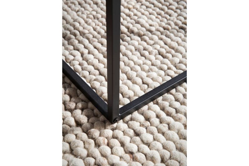 Sofabord Wohnling rektangulær 120 cm, steinoptikk, moderne utseende Svart marmor - Svart marmor - Møbler - Bord - Sofabord & salongbord