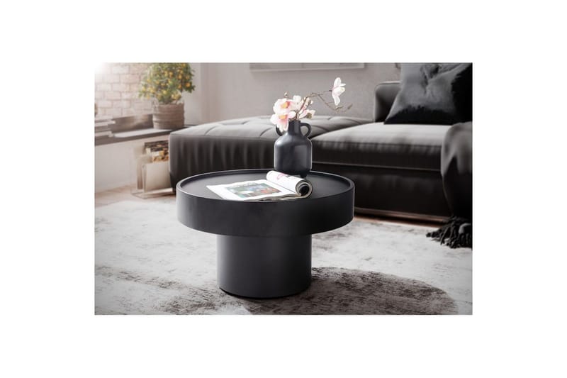 Sofabord Wohnling Rund 60 cm Sopputseende Metall Modern Look - Møbler - Bord - Sofabord & salongbord