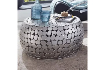 Sofabord Wohnling Rund metallplate stil matt utseende moderne - Møbler - Bord - Sofabord & salongbord