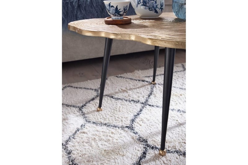 Sofabord Wohnling Trekantstil Metall Moderne med metallben - Møbler - Bord - Sofabord & salongbord