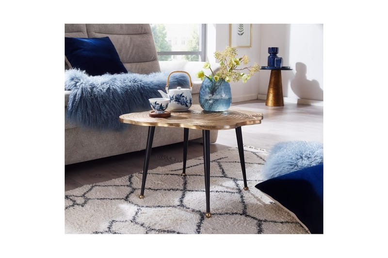 Sofabord Wohnling Trekantstil Metall Moderne med metallben - Møbler - Bord - Sofabord & salongbord