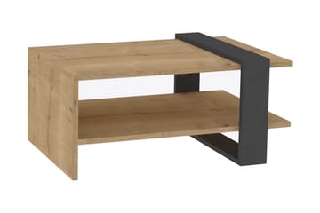 Yonca Sofabord 80x35x80 cm - Antrasitt - Møbler - Bord - Sofabord & salongbord