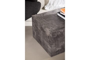 York High Travertin Sofabord 80 cm - Mørkegrå - Møbler - Bord - Sofabord & salongbord