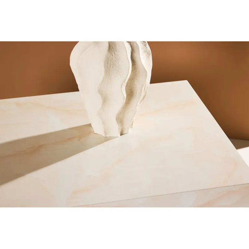 Sofabord York - Lysegul, 80 x 60 - Møbler - Bord - Sofabord & salongbord