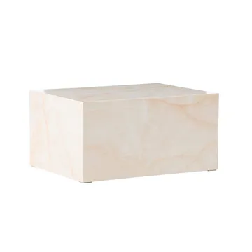 Sofabord York - Lysegul, 80 x 60 - Møbler - Bord - Sofabord & salongbord