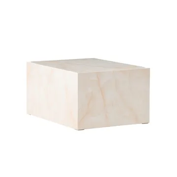 Sofabord York - Lysegul, 80 x 60 - Møbler - Bord - Sofabord & salongbord