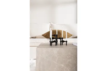 York Travertin Sofabord 80x60x40 cm - Beige / Betong - Møbler - Bord - Sofabord & salongbord