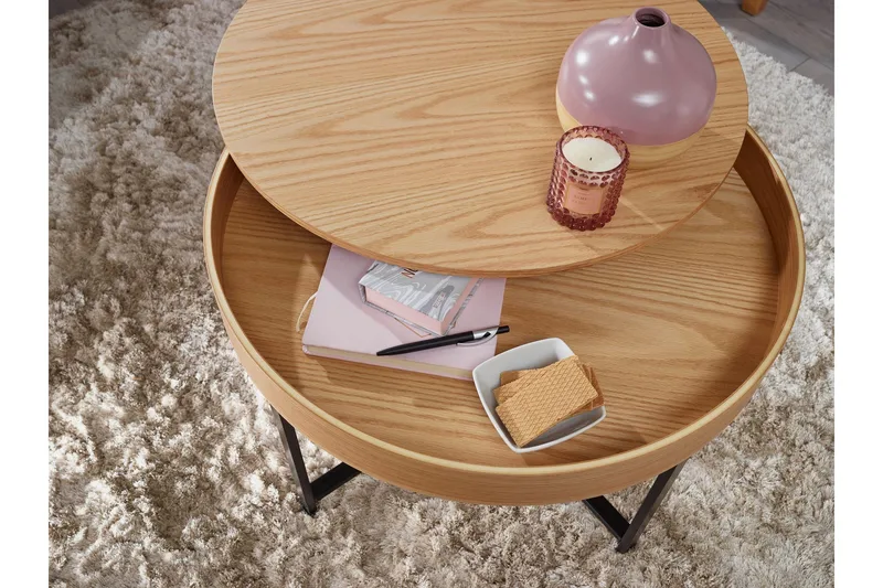 Zollicoffer Sofabord 69 cm - Ljusbrun - Møbler - Bord - Sofabord & salongbord