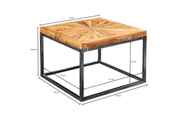 Zyauna Sofabord 55 cm - Brun - Møbler - Bord - Sofabord & salongbord