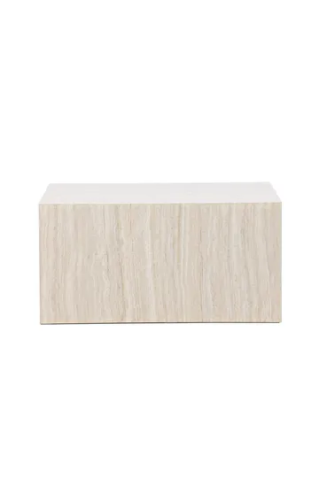 Sofabord Peach York sofabord 40x60x80 cm – travertinlook Beige - Møbler - Bord - Sofabord & salongbord