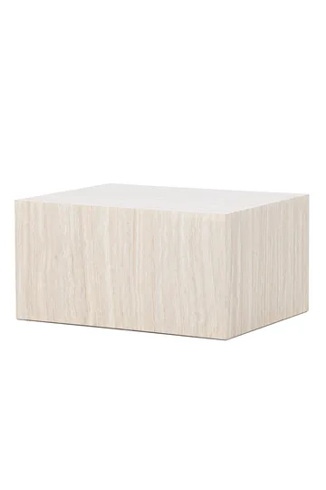 Sofabord Peach York sofabord 40x60x80 cm – travertinlook Beige - Møbler - Bord - Sofabord & salongbord