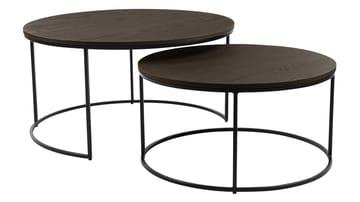 Sofabordsett Dover Ø85 cm Umontert - Brun - Møbler - Bord - Sofabord & salongbord