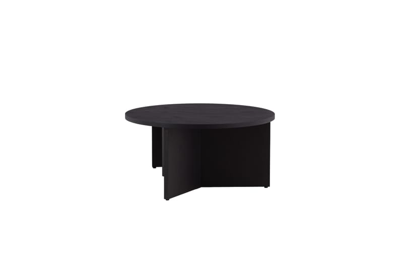 Sofabordsett Saltø 2stk Runde 85 cm/65 cm Tre Svart - Svart - Møbler - Bord - Sofabord & salongbord