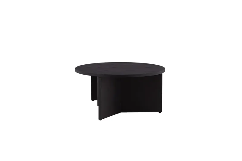 Sofabordsett Saltø 2stk Runde 85 cm/65 cm Tre Svart - Svart - Møbler - Bord - Sofabord & salongbord