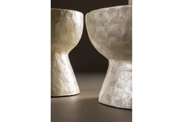 Sofabordsett VIND Sandön 2 stk Runde 70 cm/40 cm Lysgrå - Møbler - Bord - Sofabord & salongbord