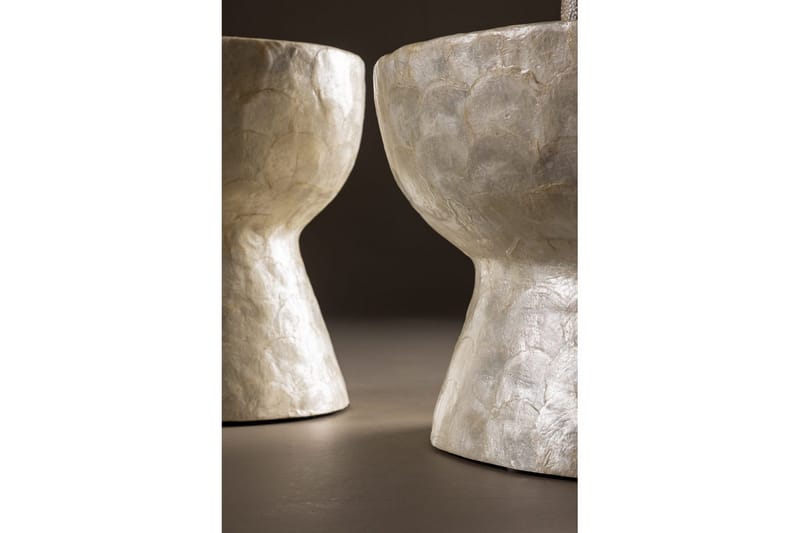 Sofabordsett VIND Sandön 2 stk Runde 70 cm/40 cm Lysgrå - Møbler - Bord - Sofabord & salongbord