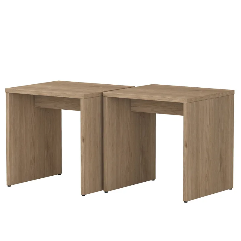 Sofabordsett Wallxpert Cleo-hylle (90 x 44,8 x 40 cm) Travertin - Travertin - Møbler - Bord - Sofabord & salongbord