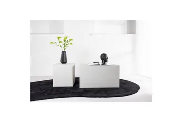 Sofabordsett York 2 stk 60x80 cm/40x40 cm Hvit - Hvit - Møbler - Bord - Sofabord & salongbord