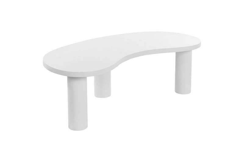 Soffbord Beliani Auburn Ljus trä White - Møbler - Bord - Sofabord & salongbord