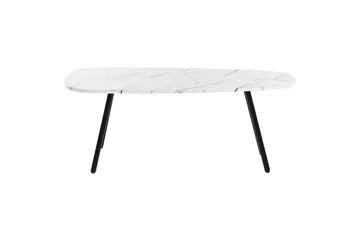 Soffbord Beliani Biddle White||Black - Møbler - Bord - Sofabord & salongbord