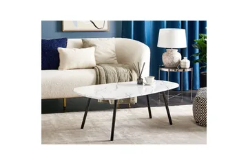 Soffbord Beliani Biddle White||Black - Møbler - Bord - Sofabord & salongbord